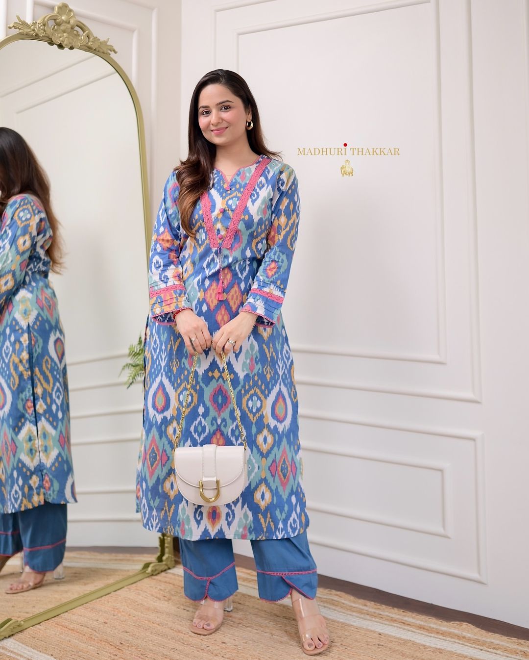 Mt Premium Cotton Printed Designer Kurti With Bottom Wholesale Shop In Surat
